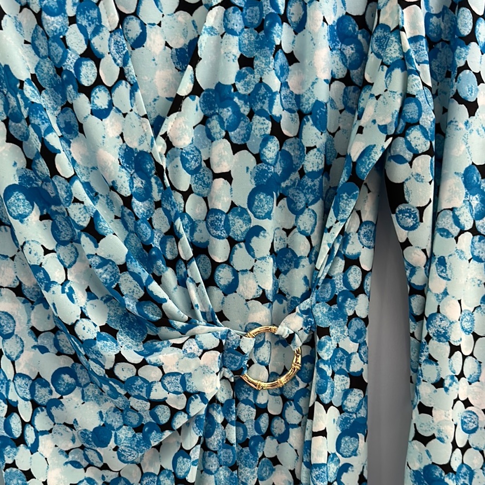 Blue Patterned Dress - Picture 4 of 6